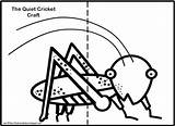 Very Quiet Cricket Coloring Page Pages sketch template