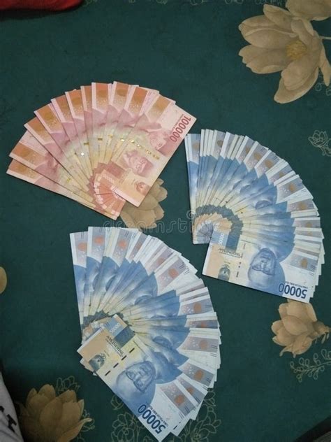 Indonesian Currency in One Hundred Thousand Rupiah and Fifty Thousand ...