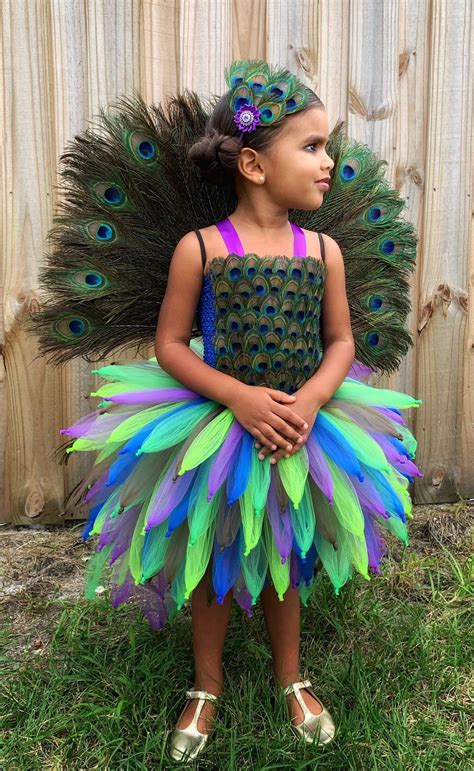 Vestido de desfile de pavo real traje de Halloween pavo real | Etsy