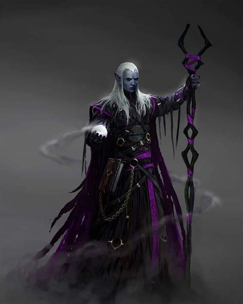 Drow D&D Character Dump - Album on Imgur Fantasy Wizard, Dark Wizard ...