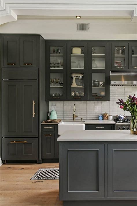 34 + Charcoal Gray Kitchen Cabinets ( Dark or Light) | Countertopsnews ...