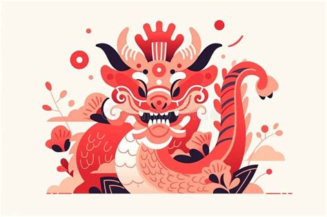 Year of the Dragon: Abstract Chinese Illustration