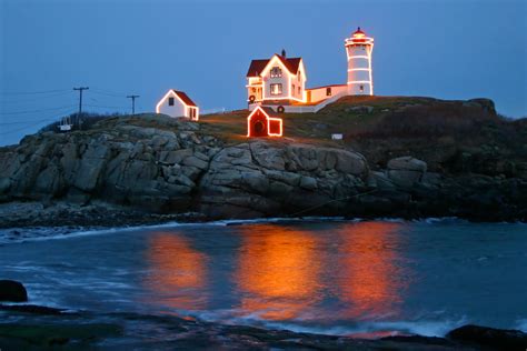 Lighthouse Night Wallpapers High Quality | Download Free
