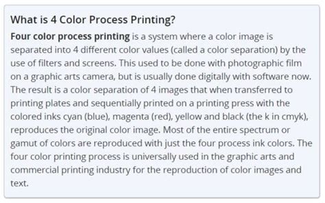 4 Color Process Printing | Printing for Less