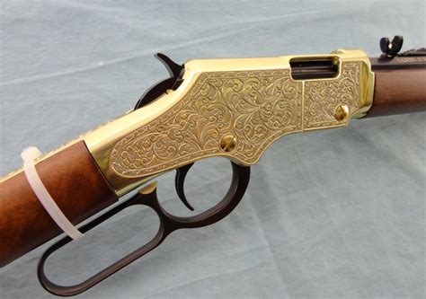 High Grade Engraved Henry Golden Boy 22 Rifle