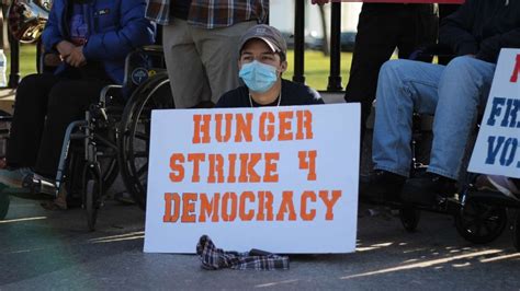 Students go on hunger strike to push for voting rights - ABC News