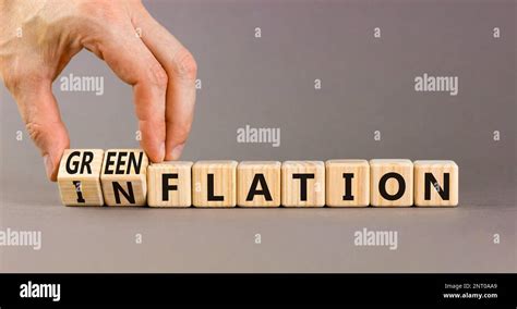 Inflation or greenflation symbol. Concept words Inflation or ...