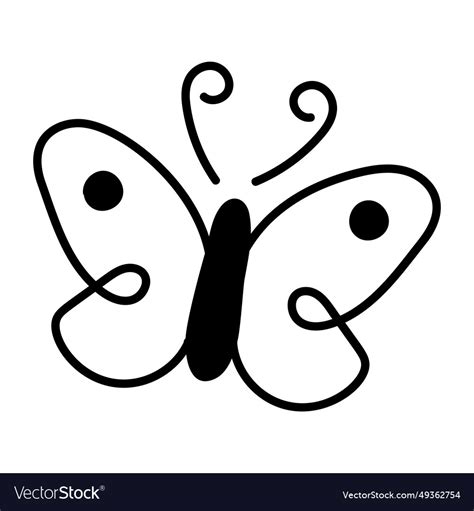 Yellow butterfly Royalty Free Vector Image - VectorStock