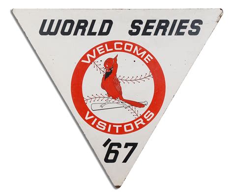 1967 St. Louis Cardinals World Series Street Sign