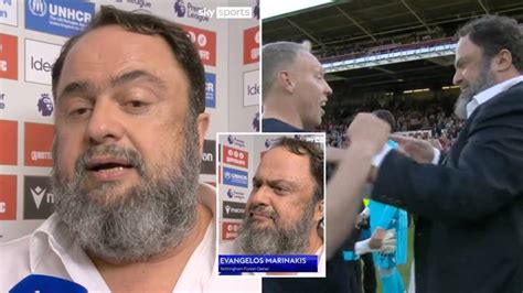 Nottingham Forest owner Evangelos Marinakis praised for post-match ...