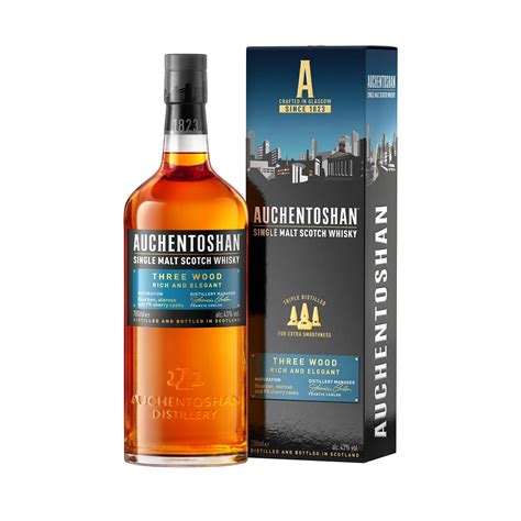 Auchentoshan Three Wood Lowlands Single Malt Scotch Whisky