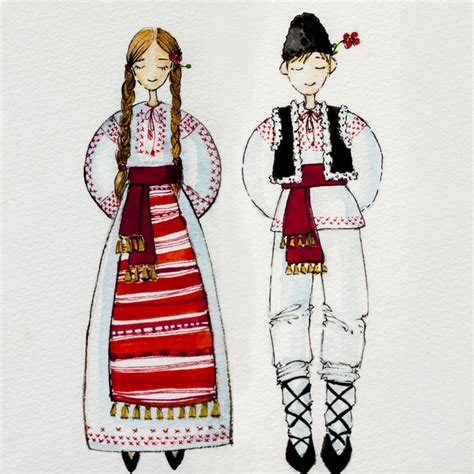 Romanian traditional folk costume by CameliaElena on DeviantArt