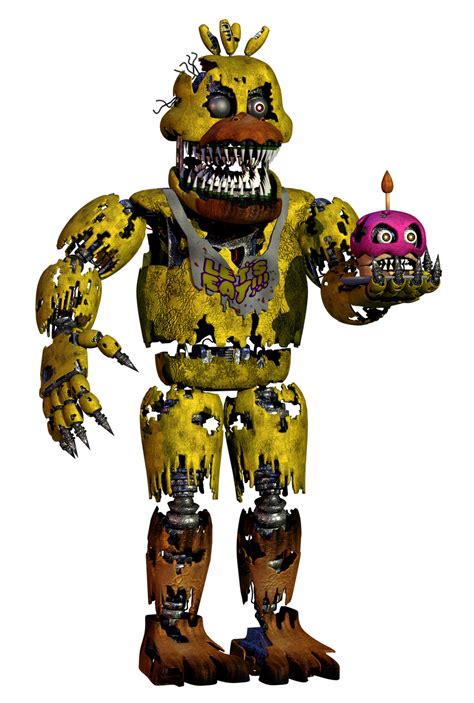 Nightmare Chica V2 by a1234agamer on DeviantArt