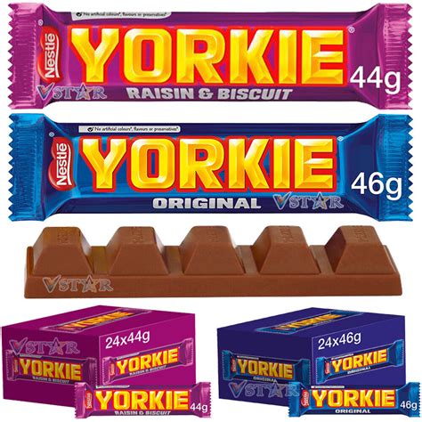 Nestle Yorkie Raisin & Biscuit / Yorkie Original Milk Chocolate Bars & Full Box | eBay