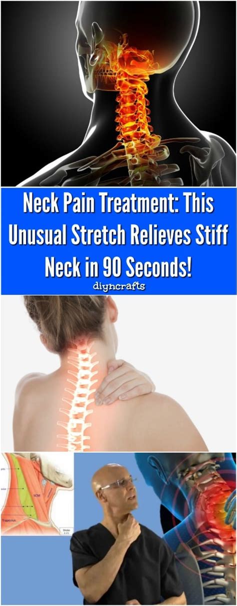 Neck Pain Treatment: This Unusual Stretch Relieves Stiff Neck in 90 Seconds! - DIY & Crafts