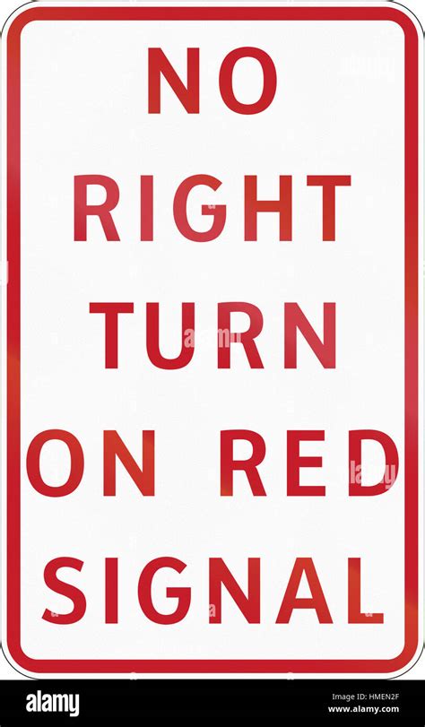 Road sign in the Philippines - No Right Turn on Red Signal Stock Photo ...