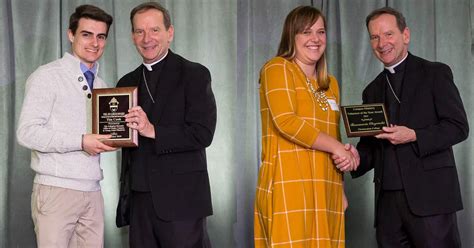 Staff and Student Receive Service Awards From Diocese of Arlington | Christendom College