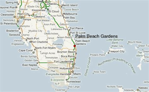 Palm Beach Gardens Florida Map