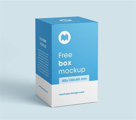 Box Mockups Free | Free Mockup | Box mockup, Free boxes, Free packaging mockup