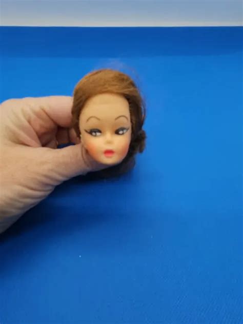 VINTAGE BILD LILLI Barbie Clone Uneeda Wendy Head - Side Swirl Ponytail ...