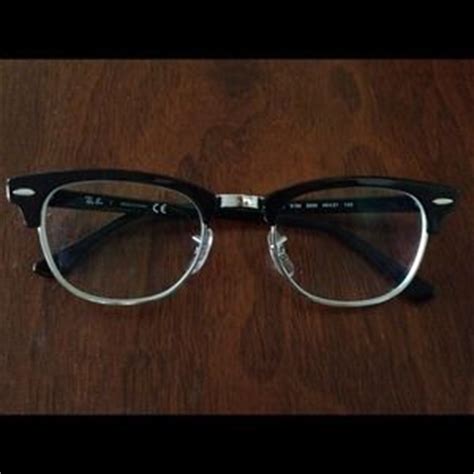 Ray-Ban Accessories | Ray Ban Clubmaster Eyeglasses Black | Poshmark