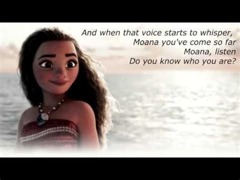 I am Moana ( Lyric Video ) - Song of the Ancestors - YouTube | I am moana lyrics, I am moana ...