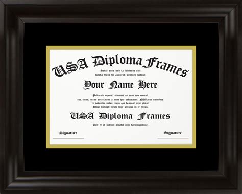 Custom Diploma & Document Frames | USA Diploma Frames