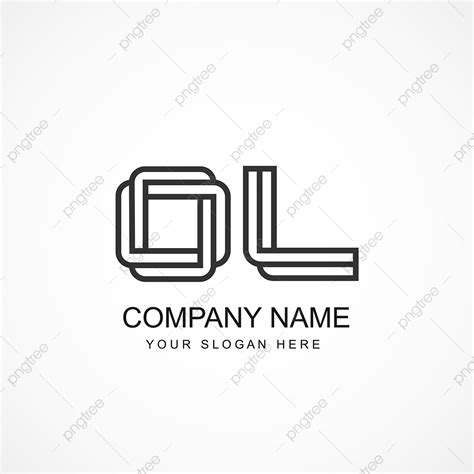 Initial Letter Vector Art PNG, Initial Letter Ol Logo Template, Abstract, Logo, Template PNG ...
