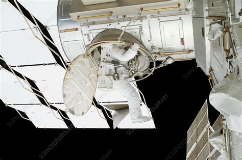 ISS space walk, 2011 - Stock Image - C011/3779 - Science Photo Library