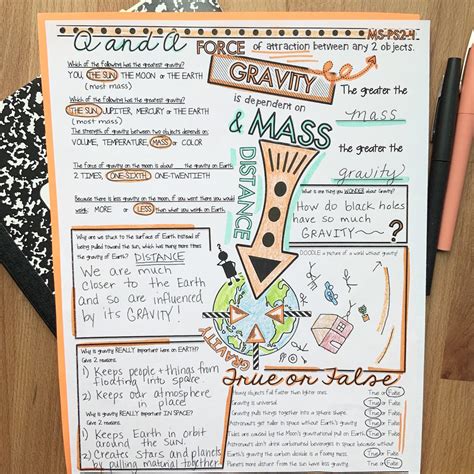 NGSS Physical Science Doodle Notes - Captivate Science