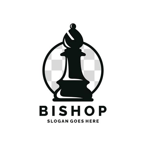 Bishop chess logo design vector illustration 24338593 Vector Art at Vecteezy