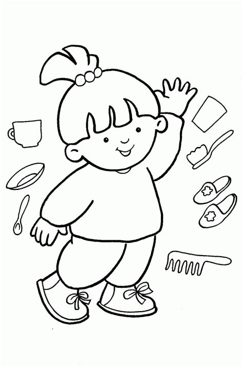 Body Parts Coloring Pages - Coloring Home