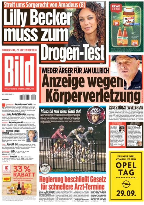 Bild Zeitung Titelseite Aktuell - LeMO-Objekt: Zeitung "Express", Titelschlagzeile "Honecker ...