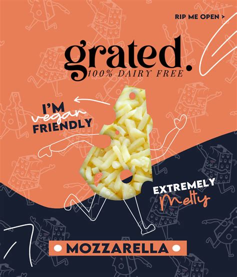 Grated - Vegan cheese on Behance