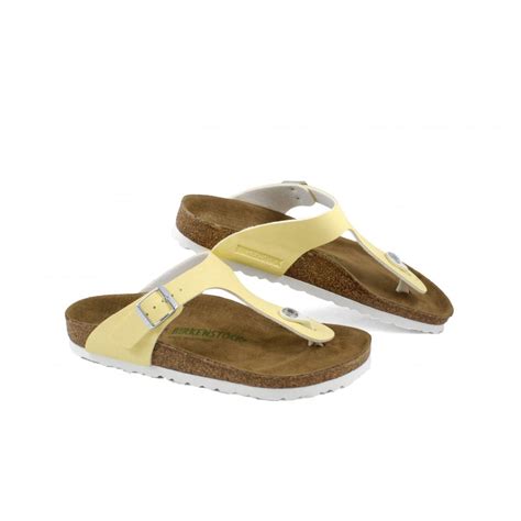 Birkenstock Gizeh Toe Post Sandals in VEGAN Vanilla | rubyshoesday