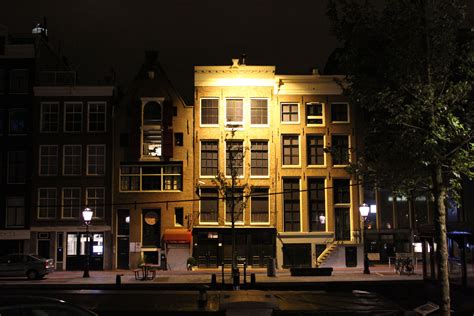 The Anne Frank House, Amsterdam, The Netherlands. The light always ...