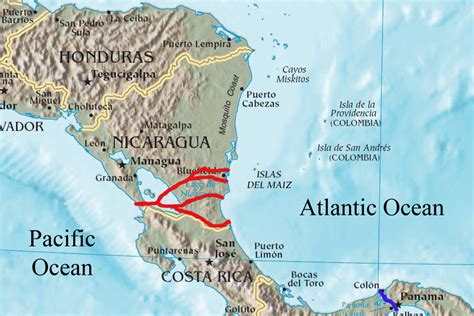 Map of the Week: The Nicaragua Canal - Construction Begins This Year?