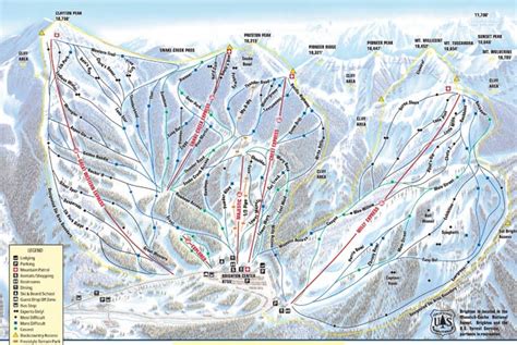 Brighton Ski Trail Maps | Ski City