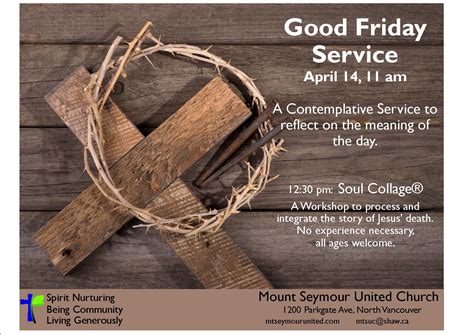 Good Friday Service – Mount Seymour United Church