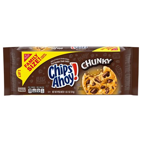 Chips Ahoy! Chunky Chocolate Chip Cookies Family Size - Shop Cookies at ...