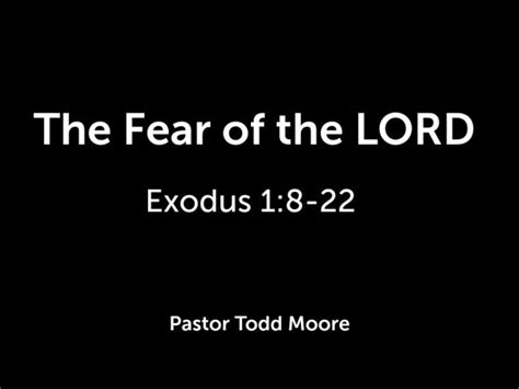 The Fear of the LORD - Logos Sermons