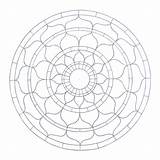 Chakra Mandala Coloring Page Sketch sketch template
