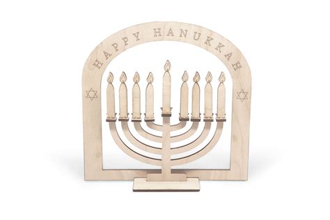 DIY Wooden Menorah Kit for Kids,handmade Hanukah Menorah and Candle Set ...