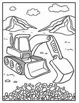 Construction/Trucks Coloring Pages For Kids PDF By Growing Primary Minds sketch template