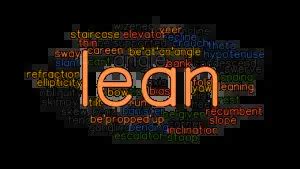 LEAN: Synonyms and Related Words. What is Another Word for LEAN ...