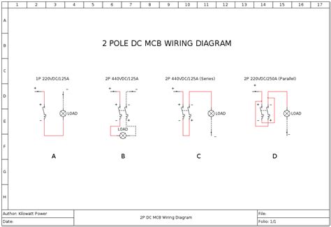 Single Line Diagram Mcb