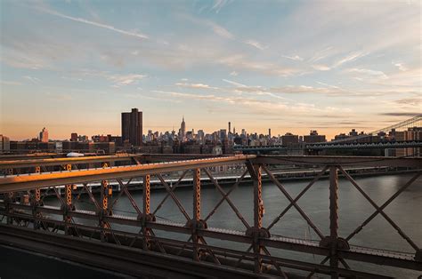 SUNRISE ON THE BROOKLYN BRIDGE - One Million Stops