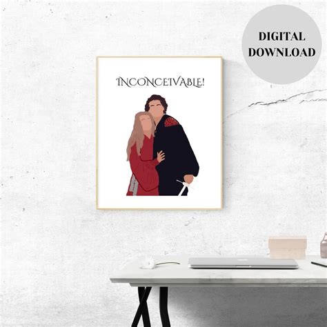 Inconceivable the Princess Bride Art DIGITAL DOWNLOAD - Etsy