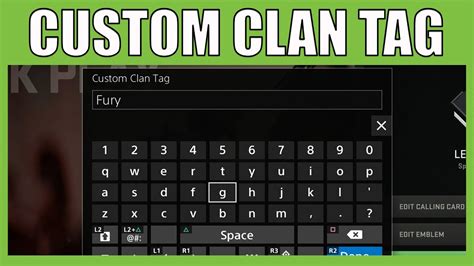 How To Create Or Edit Your Custom Clan Tag In Call Of Duty Modern Warfare 2 - YouTube