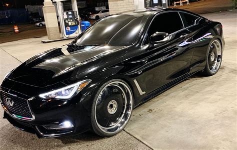 Ace-1: First in the World 2019 Infiniti Q60 Coupe on 24" DUB Floaters